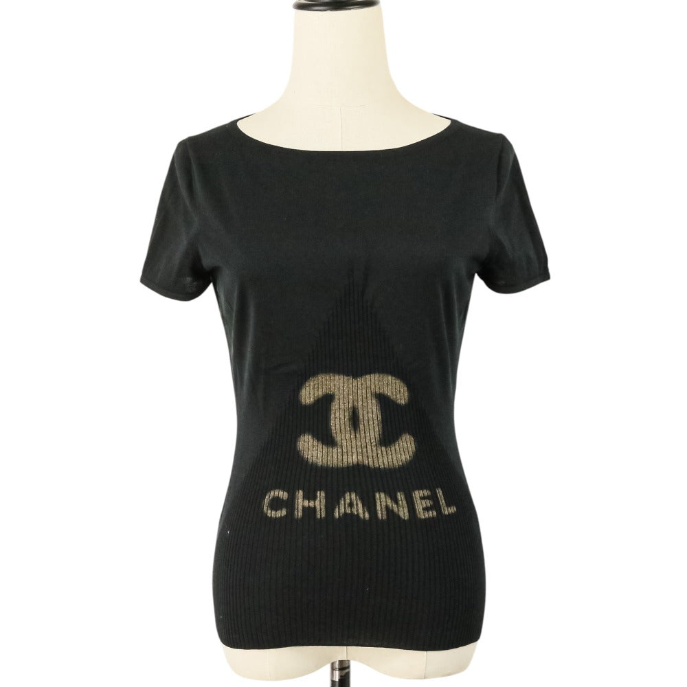 Chanel Silk Blend Short Sleeve Knit