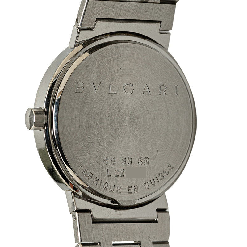 Bvlgari BB33SS Quartz Stainless Steel Men's Watch