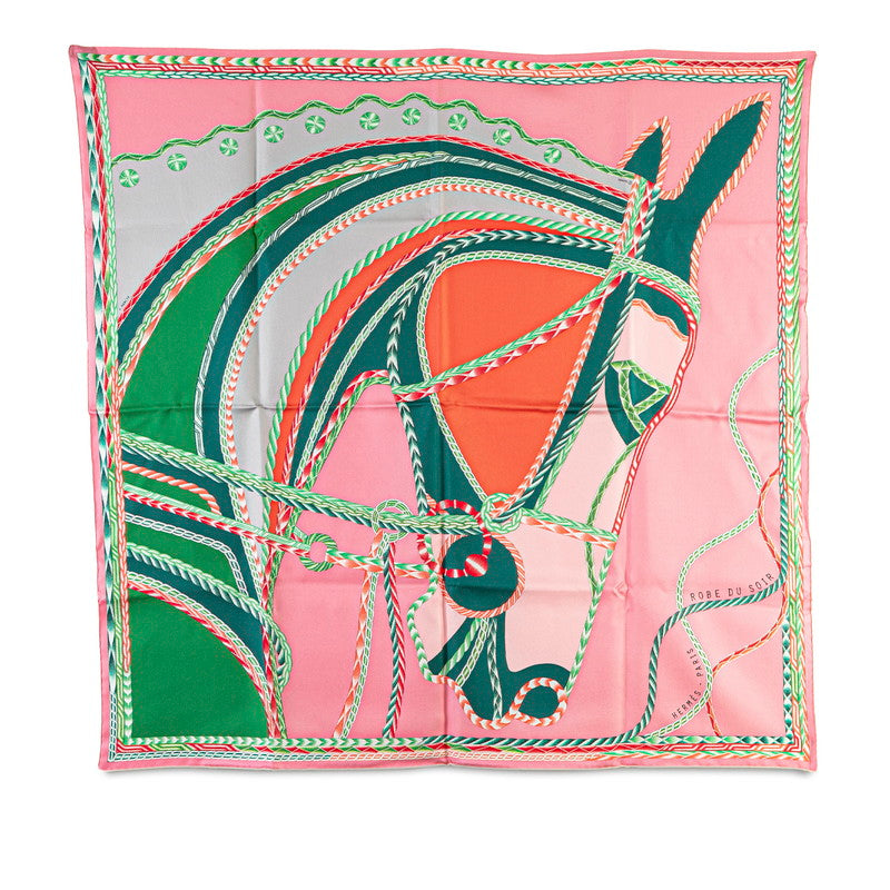 Hermes Silk Scarf ROBE DU SOIR Multicolor