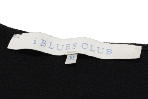 i BLUES CLUB Women's 100% Cotton Wrap Top Size M (Approx. 9-11) in Great Condition