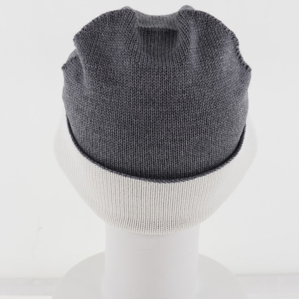 Chanel Coco Mark Knit Cap Wool Silk Cashmere