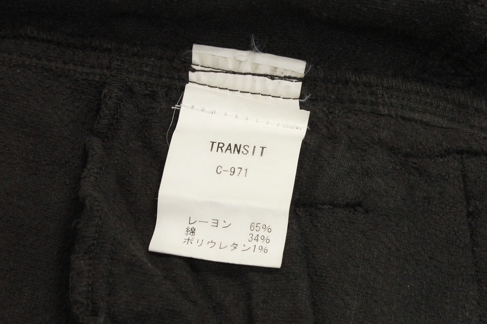 TRANSIT Women's Pants #2 Dark Gray Rayon 65% Cotton 34% Spandex 1% in Great Condition