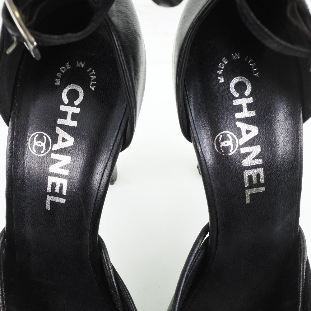 Chanel Black Calf Pumps Women