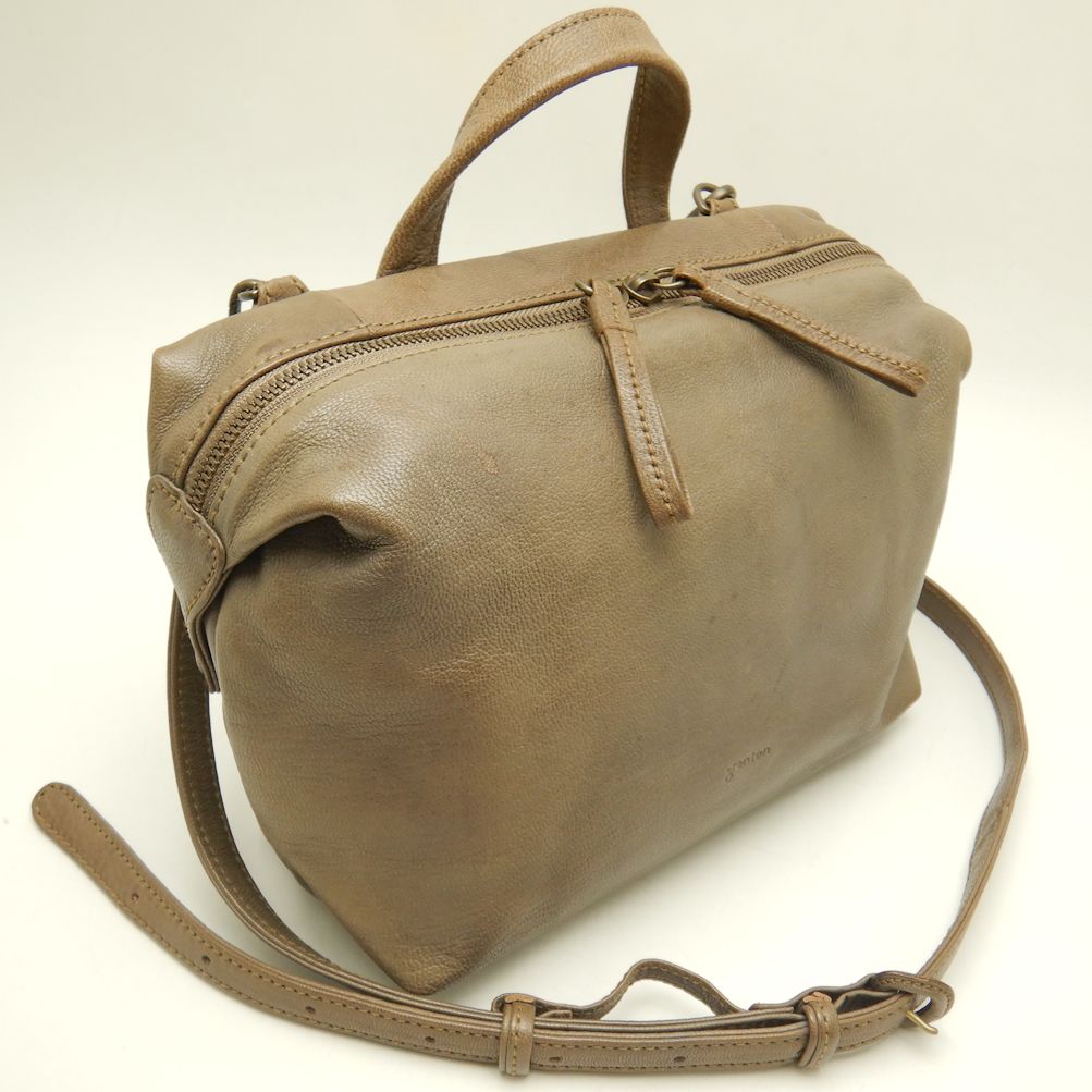 Genten Leather Crossbody Shoulder Bag