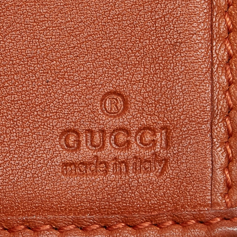 Gucci Leather GG Shima Long Wallet 282426 in Good Condition