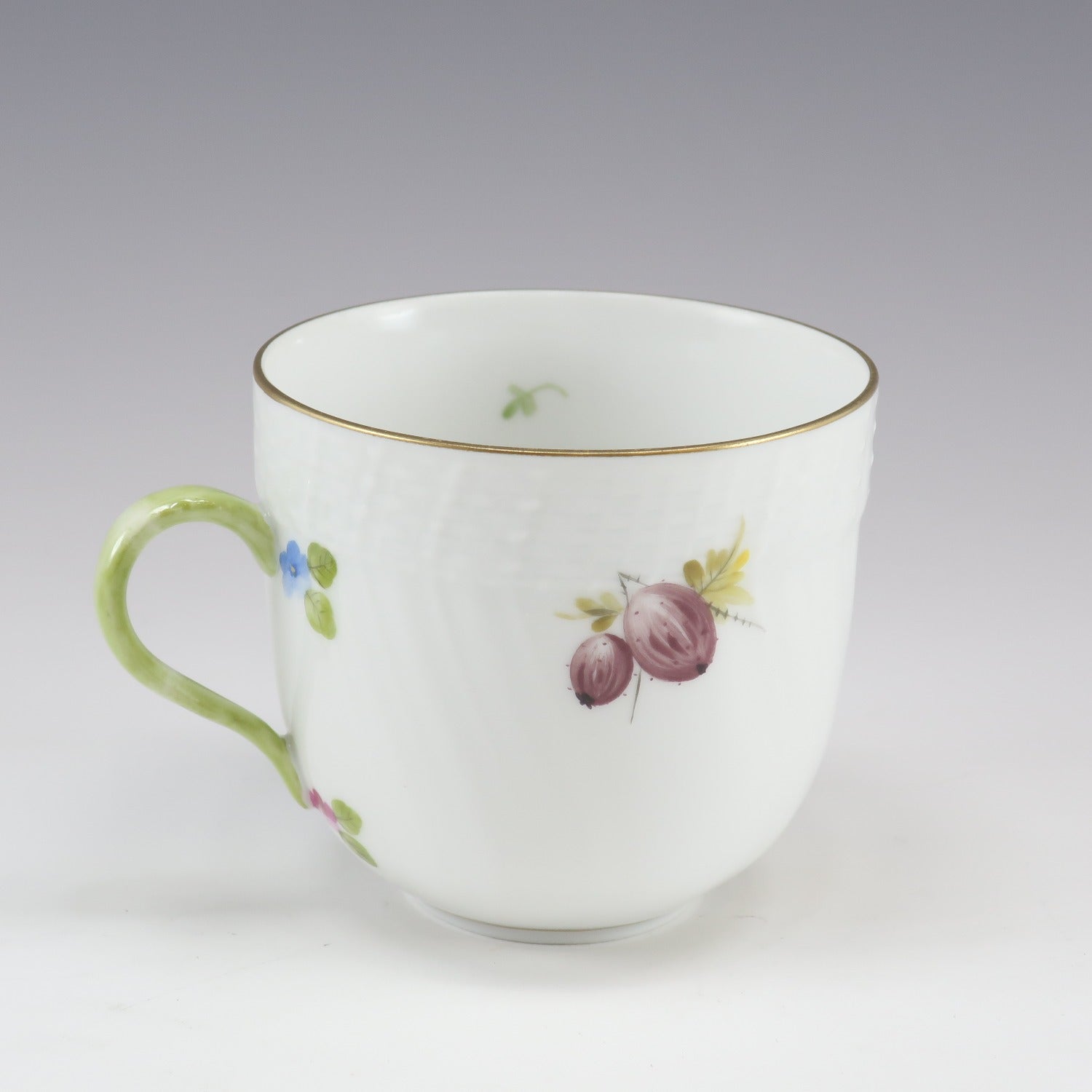 Herend Porcelain Fruit Composition Cup & Saucer