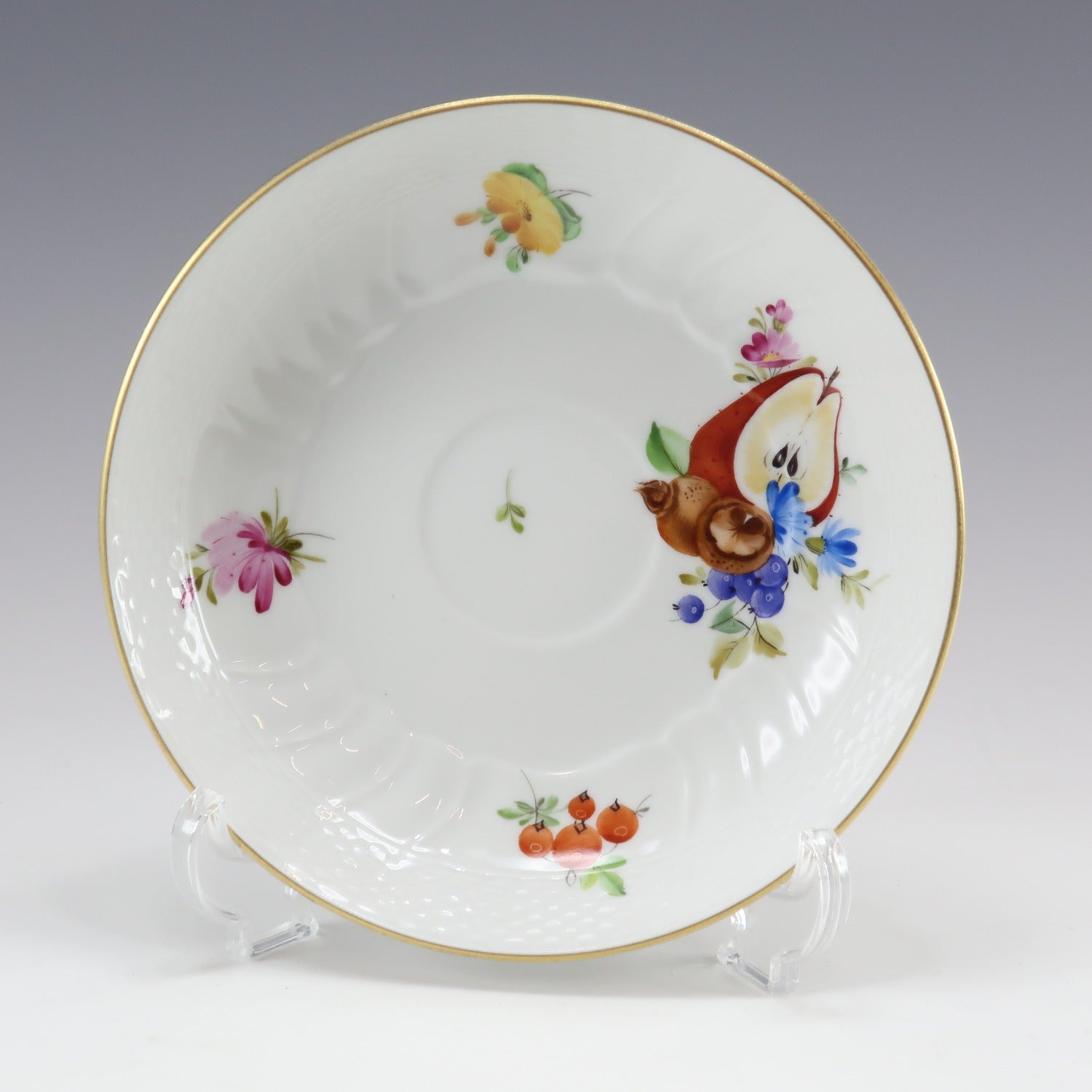 Herend Porcelain Fruit Composition Cup & Saucer