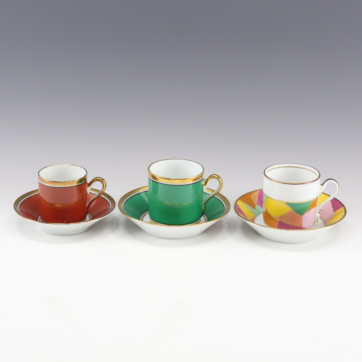 Richard Ginori Impero Demitasse Cup & Saucer Set of 6