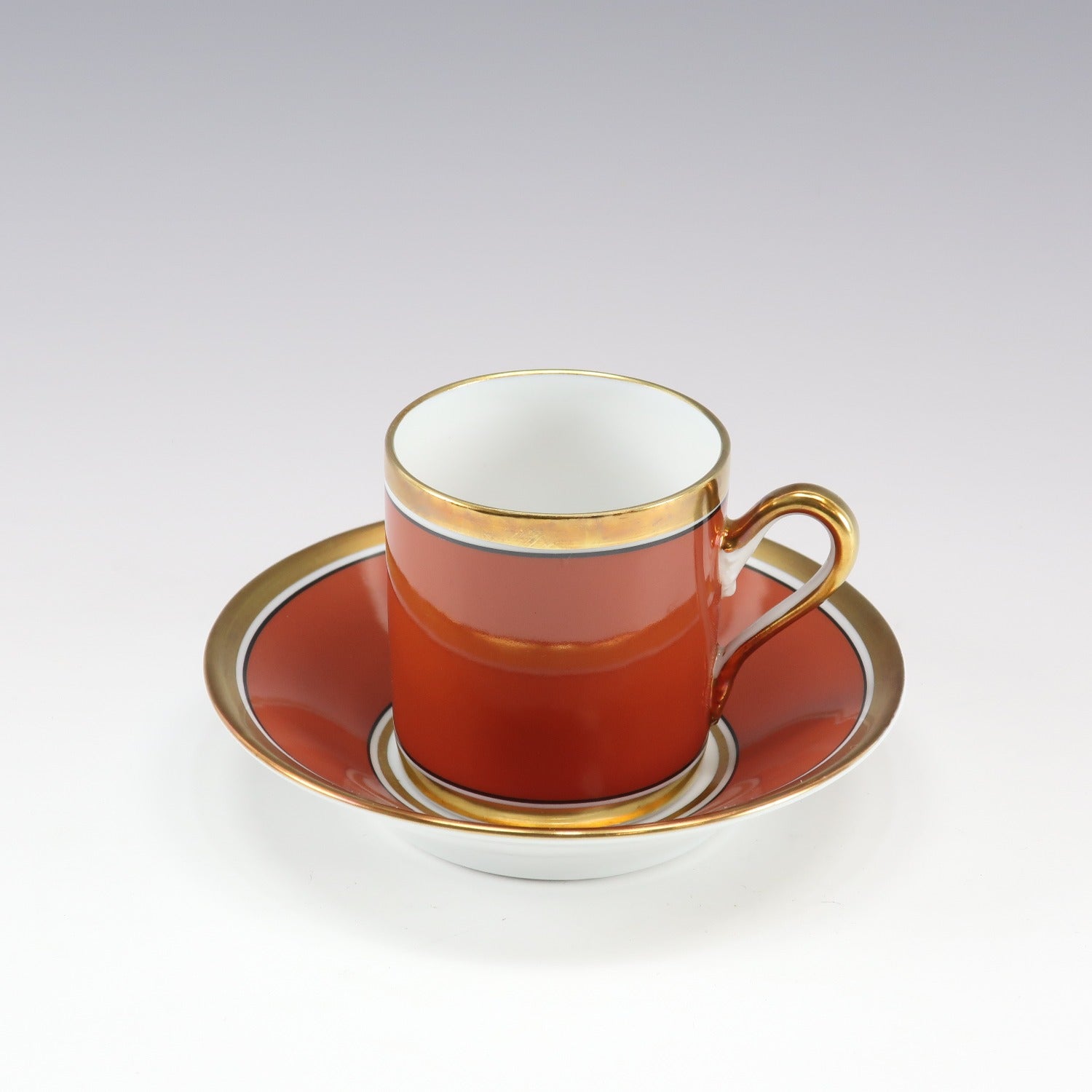 Richard Ginori Impero Demitasse Cup & Saucer Set of 6