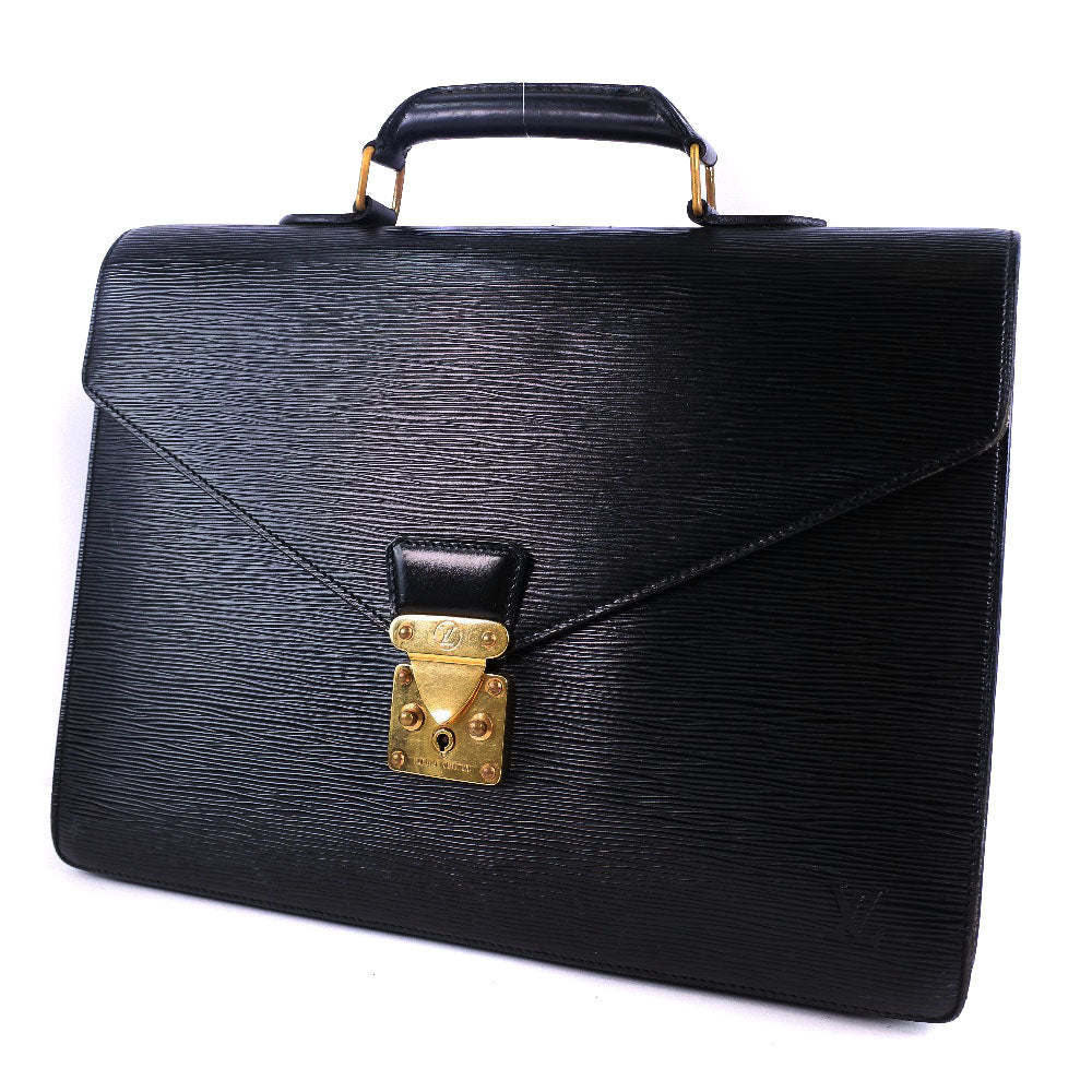 Louis Vuitton Serviette Ambassador Leather Business Bag M54412 in Fair condition