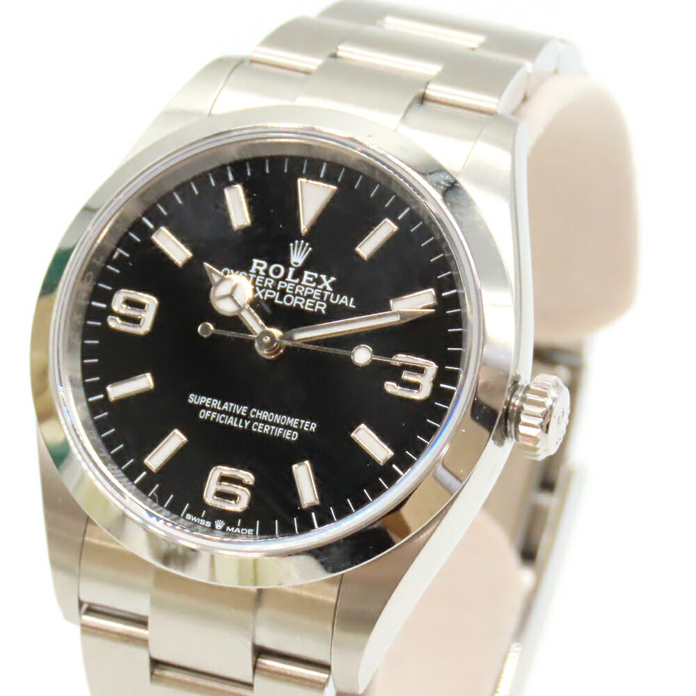 Rolex Explorer 1 124270 Black Dial Stainless Steel