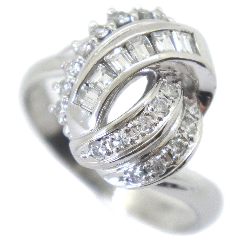 Chic Diamond Ring, Size 12, in Pt900 Platinum, Ladies, Preloved, SA Rank