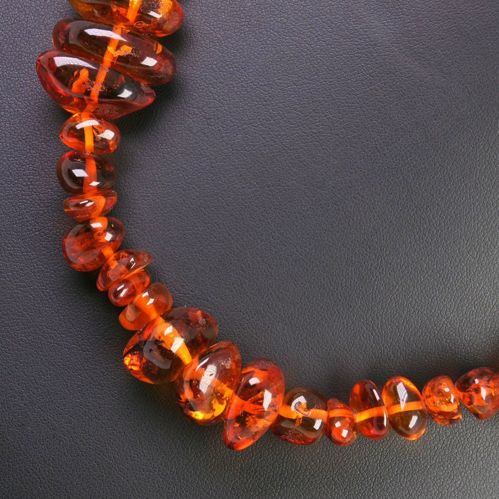 Amber Necklace Clear for Women