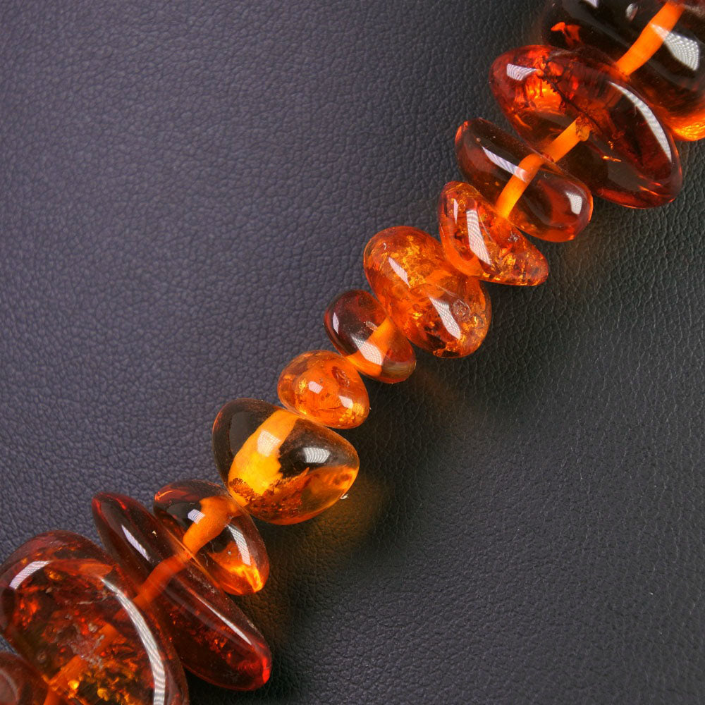 Amber Necklace Clear for Women