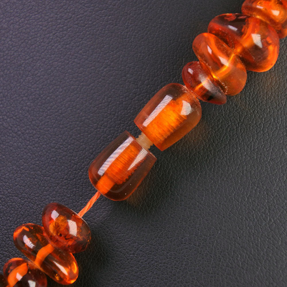 Amber Necklace Clear for Women