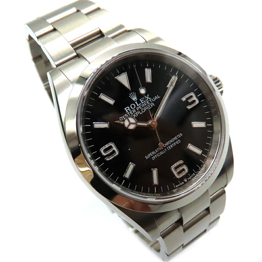 Rolex Explorer 1 124270 Black Dial Stainless Steel