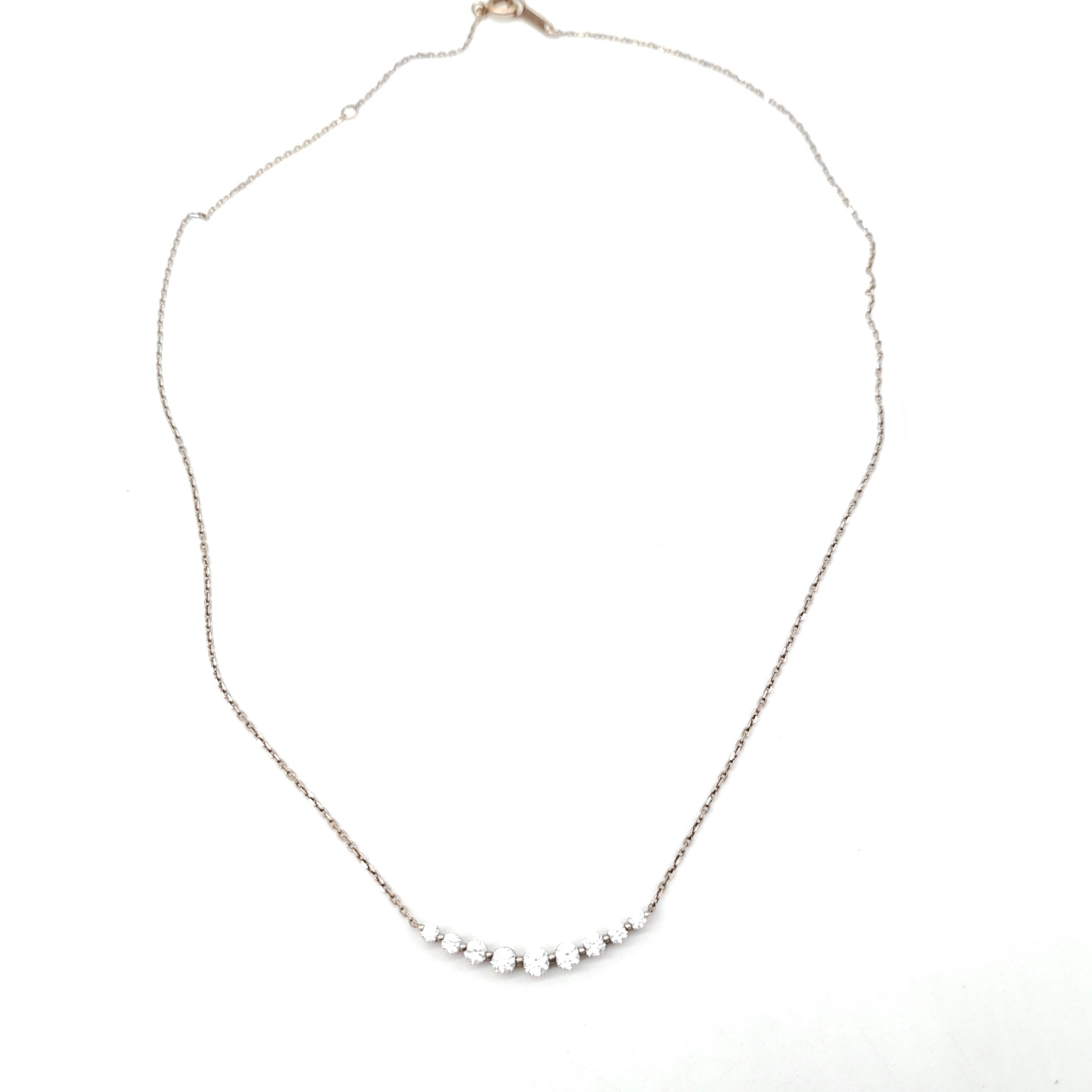 LuxUness  4℃. K10 Diamond Necklace in Alloy Gold-plated metal in Great Condition