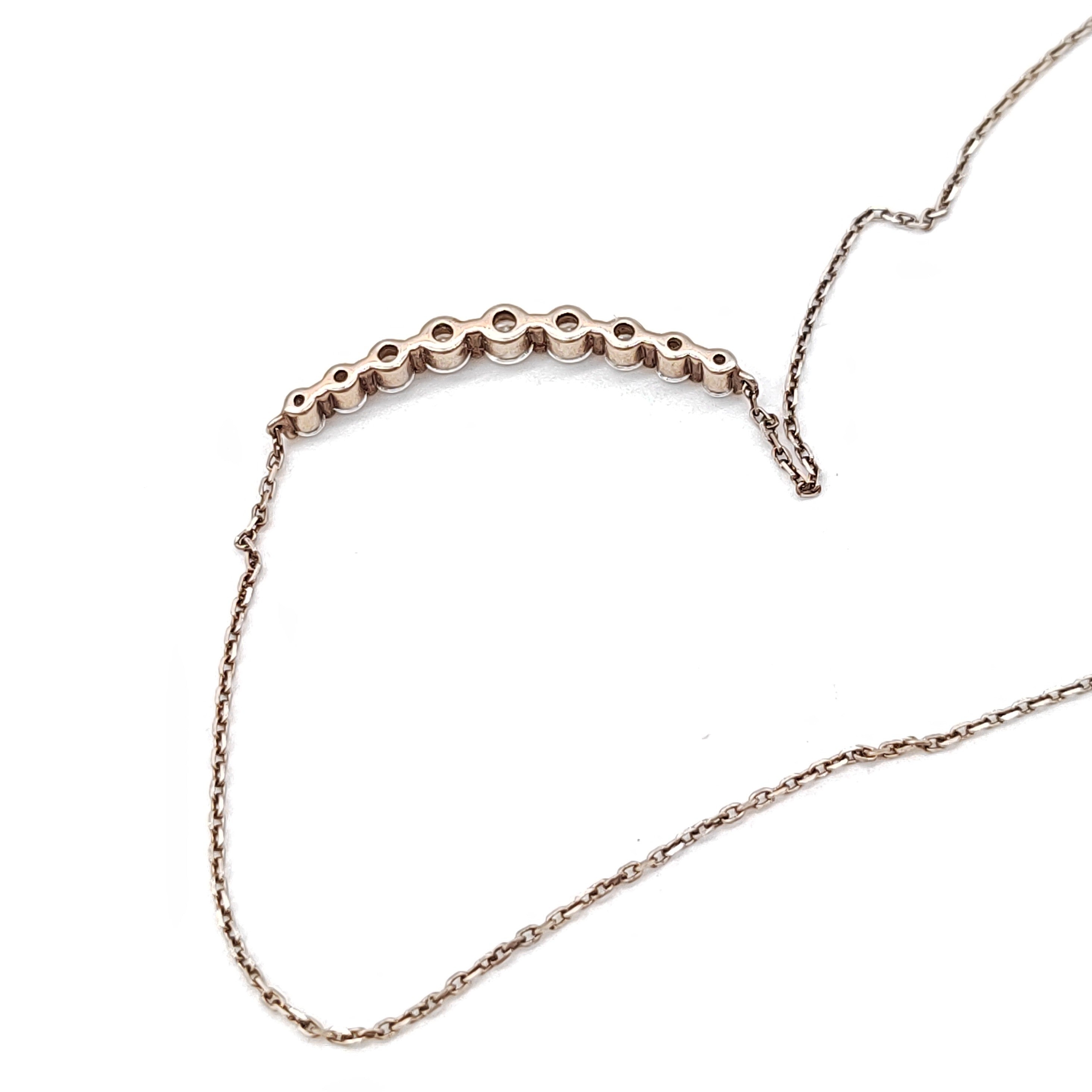 LuxUness  4℃. K10 Diamond Necklace in Alloy Gold-plated metal in Great Condition