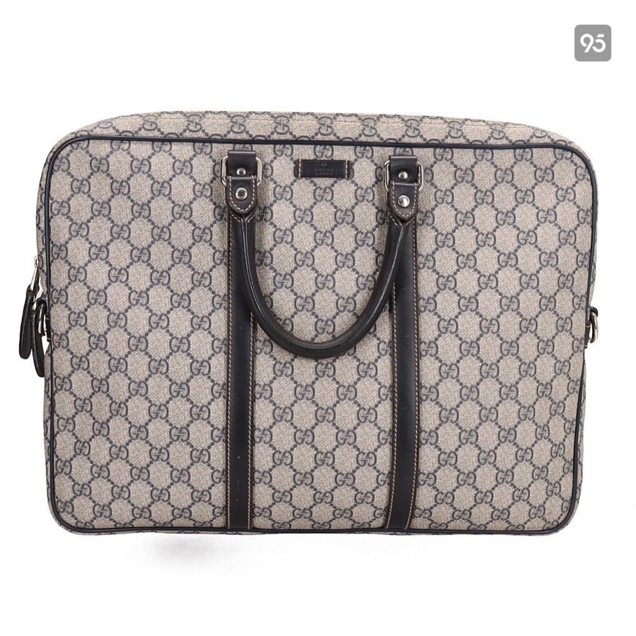 Gucci GG Supreme Canvas Briefcase Canvas Business Bag 223667 in Great Condition