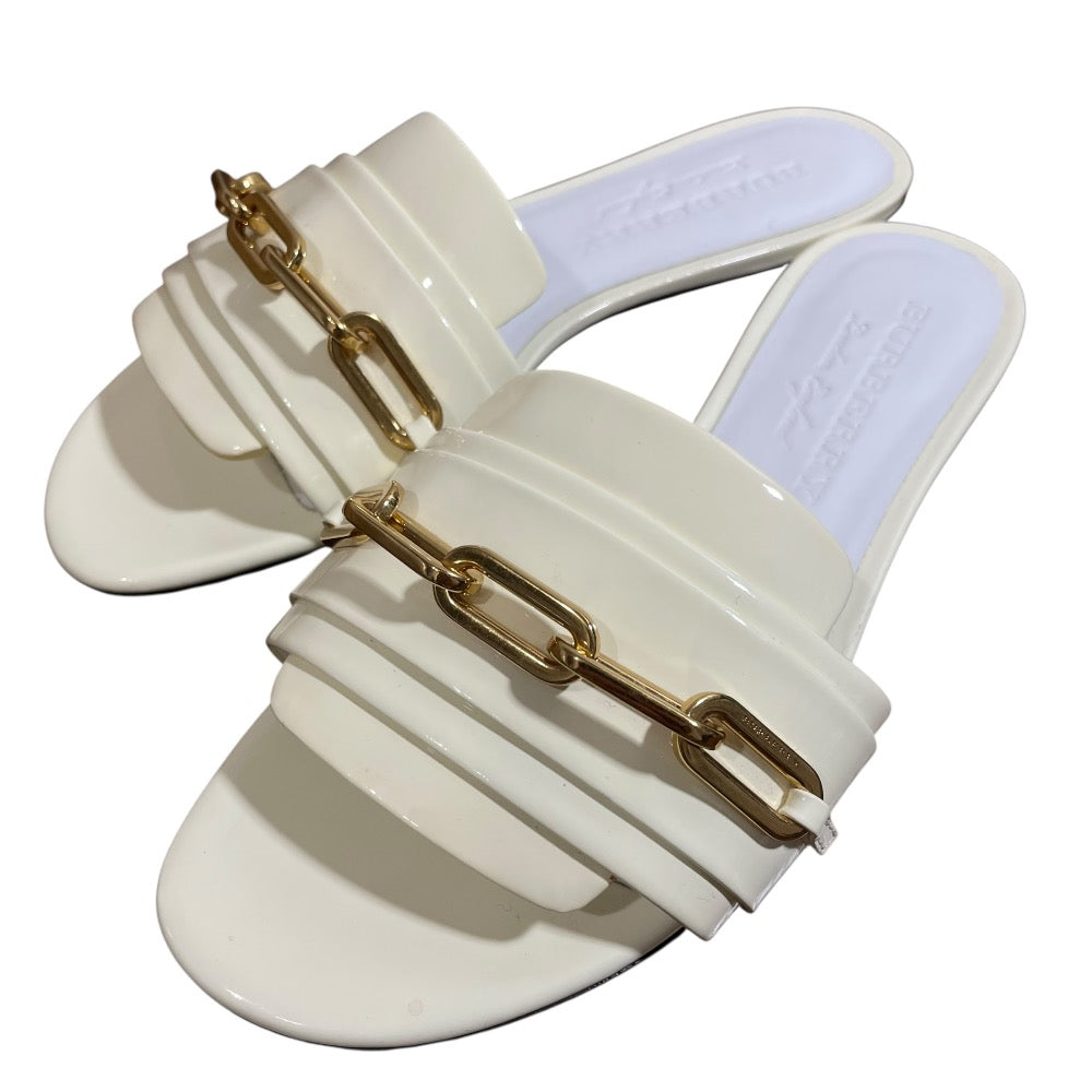 Burberry Patent Leather Mules