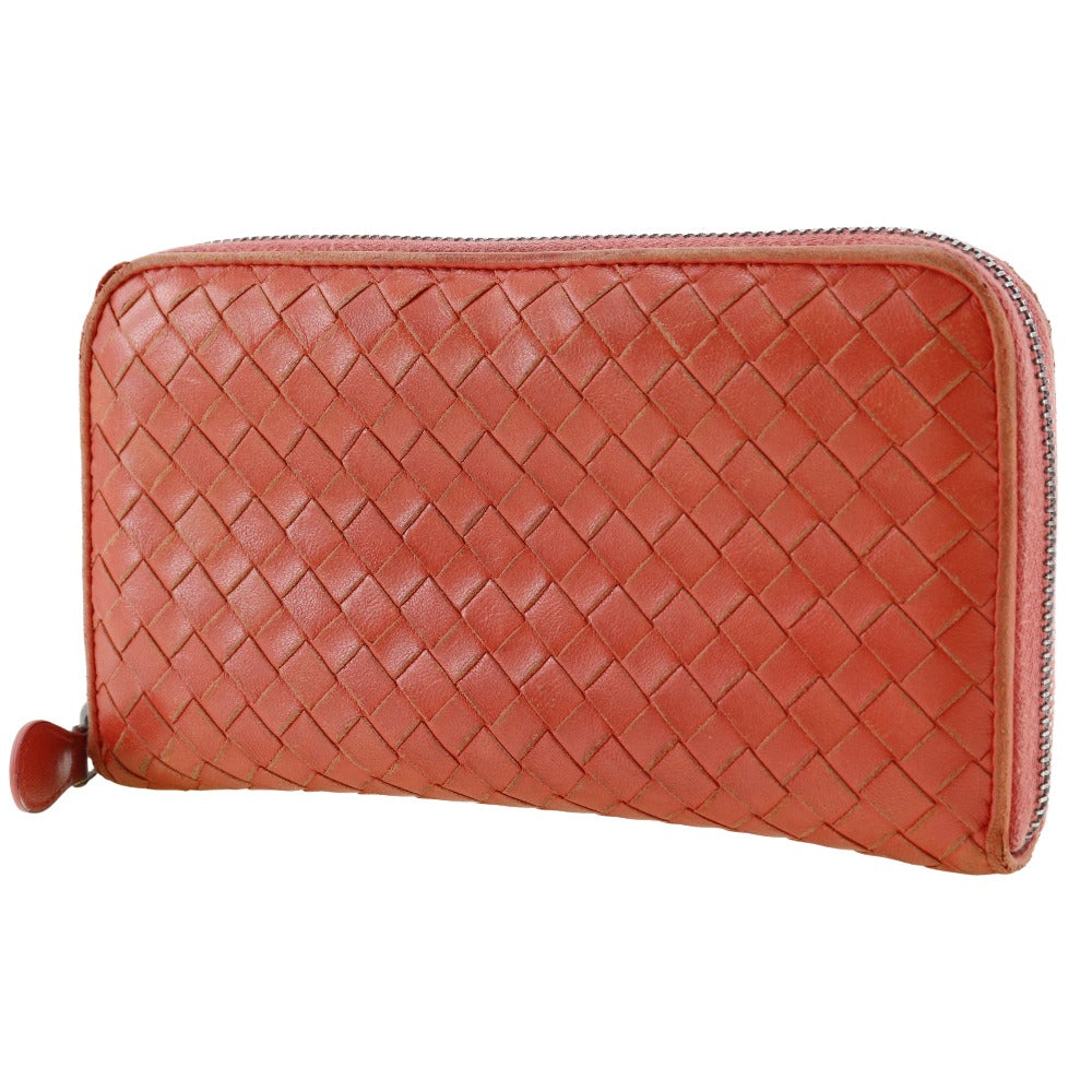 Bottega Veneta Lambskin Zip Wallet