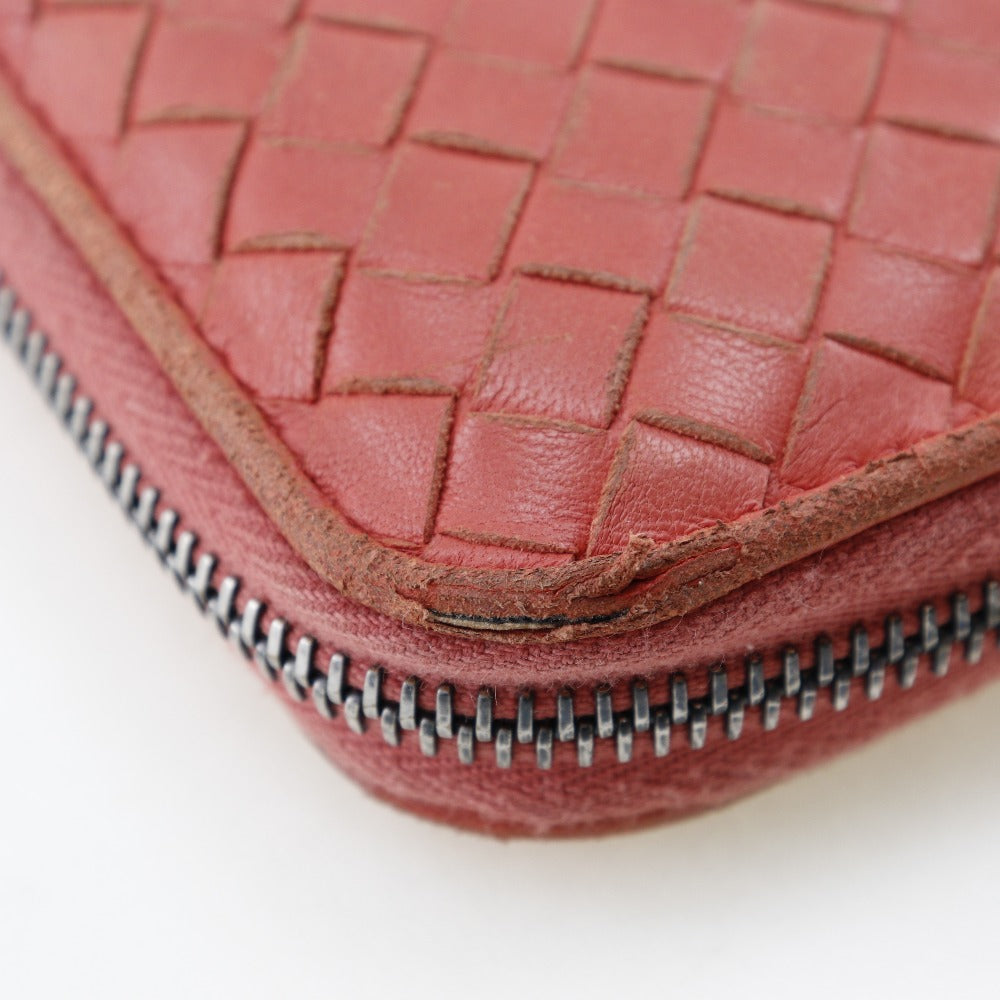 Bottega Veneta Lambskin Zip Wallet