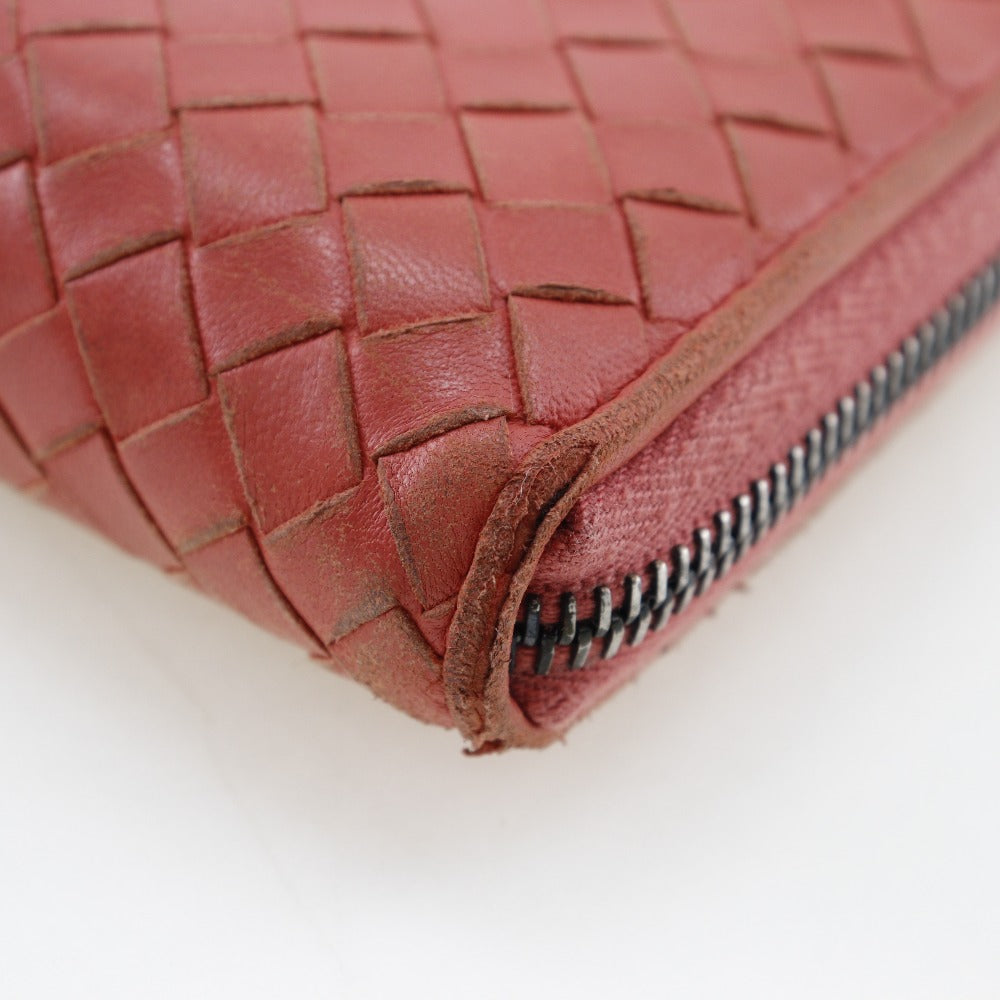 Bottega Veneta Lambskin Zip Wallet