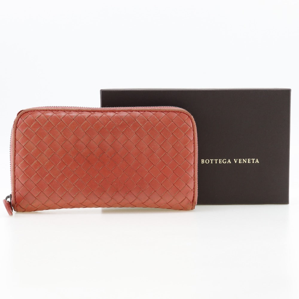 Bottega Veneta Lambskin Zip Wallet