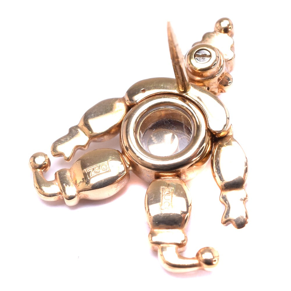 Chopard Pierrot Brooch K18 Yellow Gold