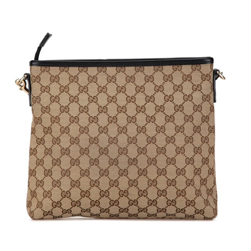 Gucci GG Canvas Leather Shoulder Bag 388926