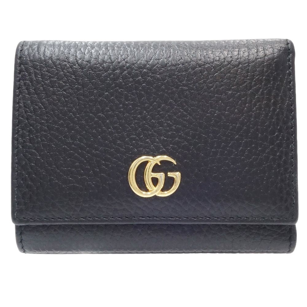 Gucci Leather Compact Wallet 474746