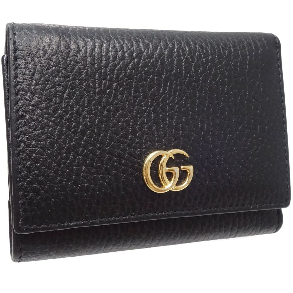 Gucci Leather Compact Wallet 474746