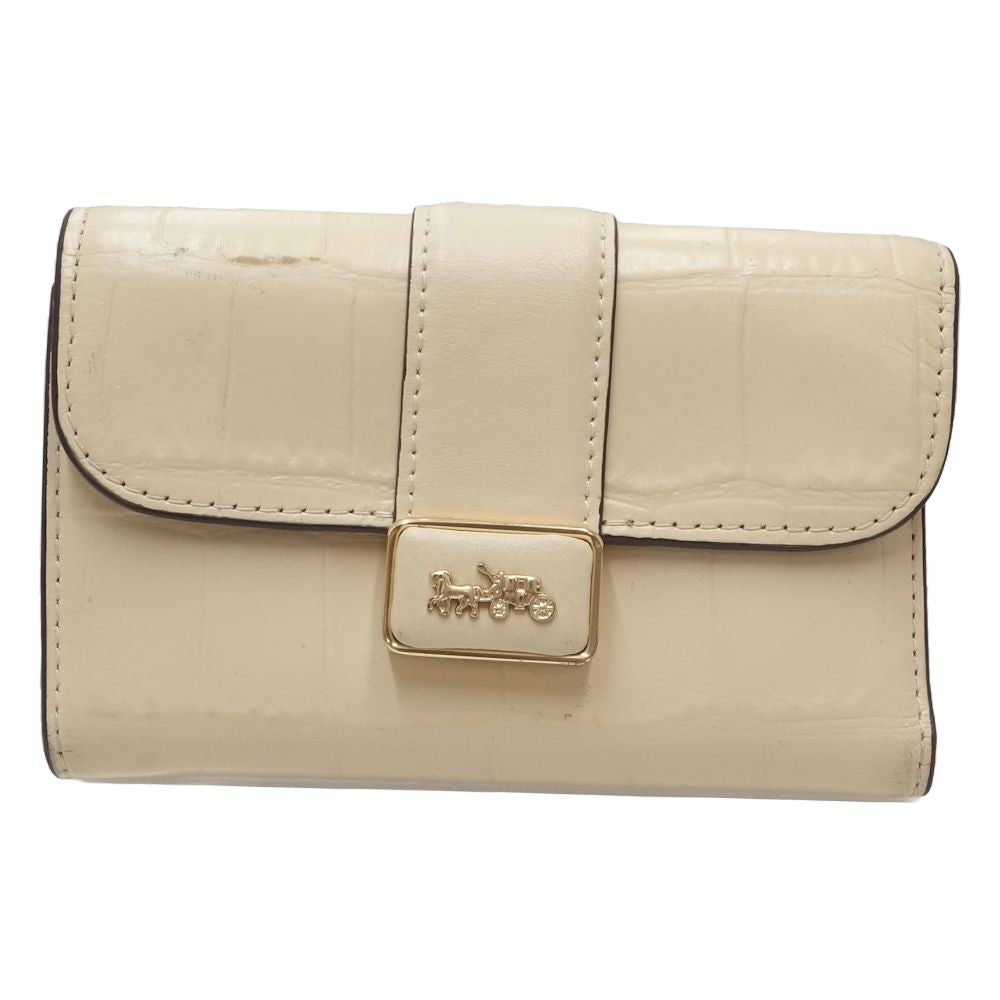 Coach Leather Compact Wallet CE686