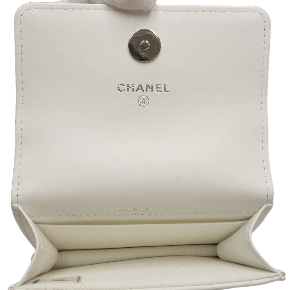 Chanel Lambskin Matelasse Card Case