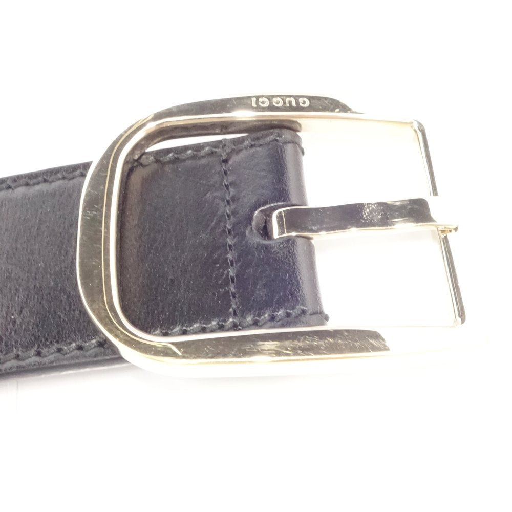 Gucci Leather Belt 162934 Black