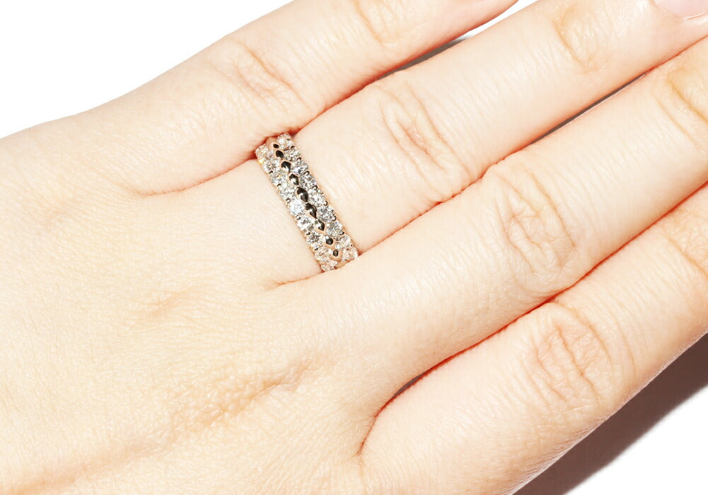 Pt900 Diamond Ring