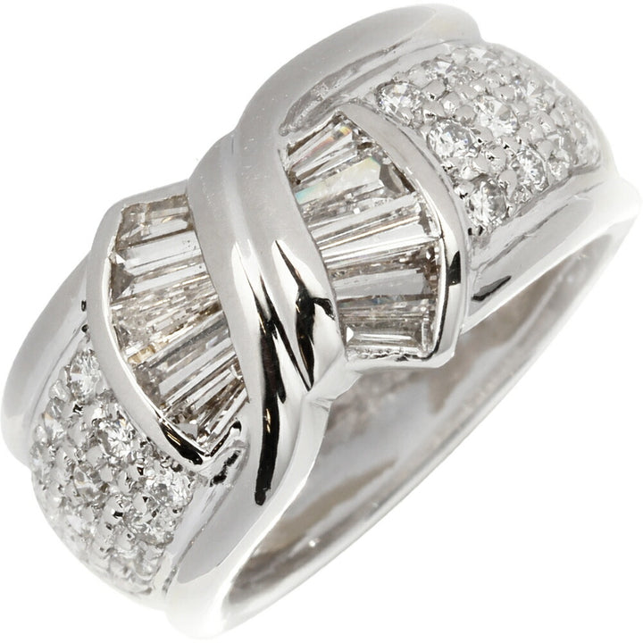 Pt900 Platinum Diamond Ring 1.20ct