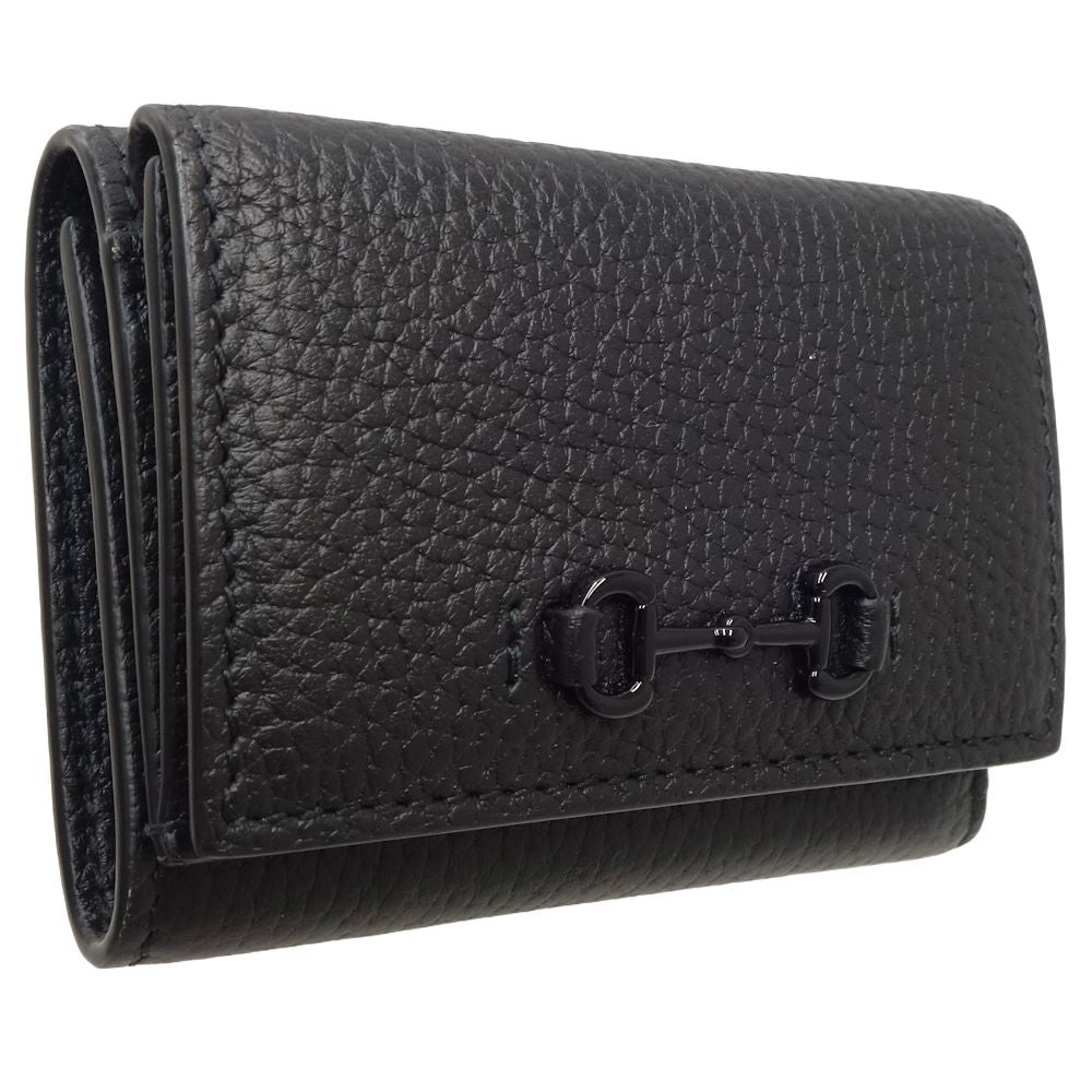 Gucci Horsebit Compact Wallet Black