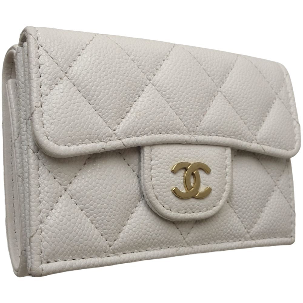 Chanel Classic Small Wallet Caviar Skin