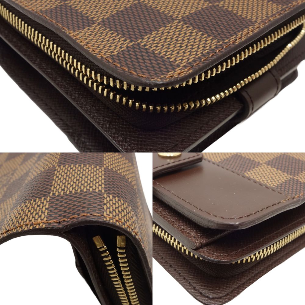 Louis Vuitton Damier Compact Zip Wallet N61668