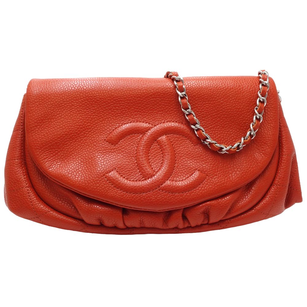 Chanel Caviar Half Moon Shoulder Bag A40033