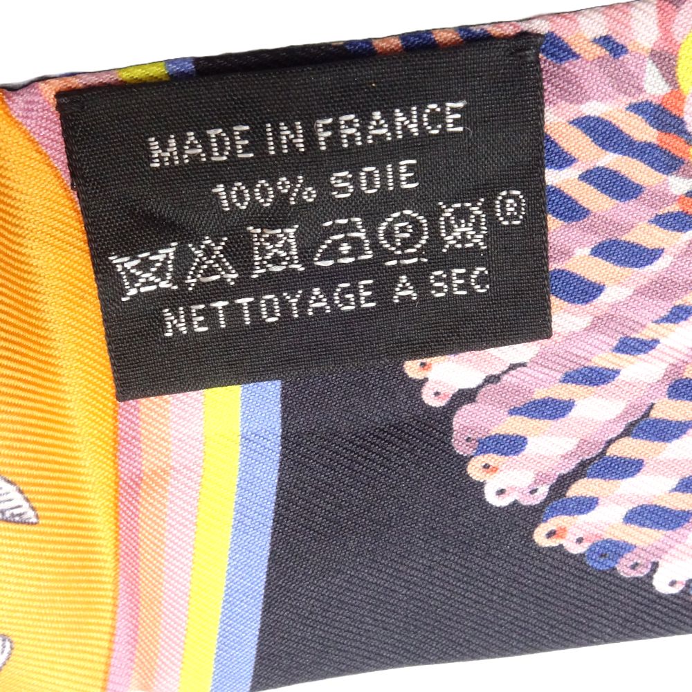 Hermes Silk Twilly Scarf Epaulettes de Gala