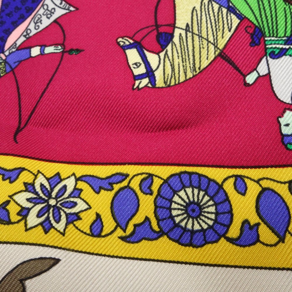 HERMES Silk Scarf Fantaisies Indiennes