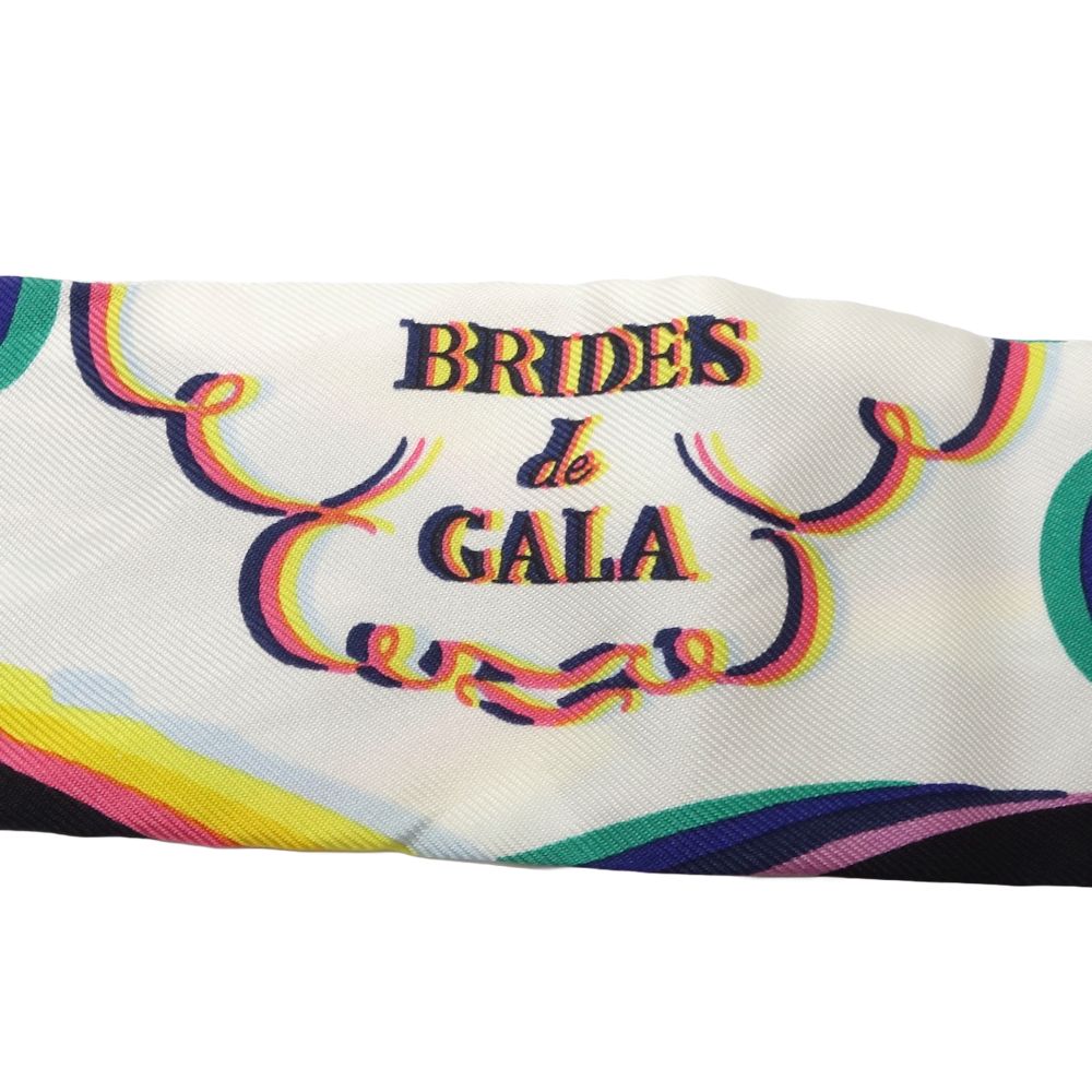 Hermes Silk Twilly Scarf Brides de Gala