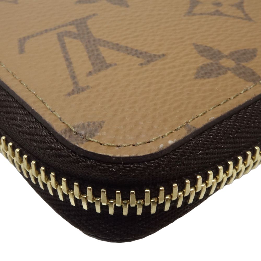 Louis Vuitton Zippy Wallet Monogram Reverse Brown