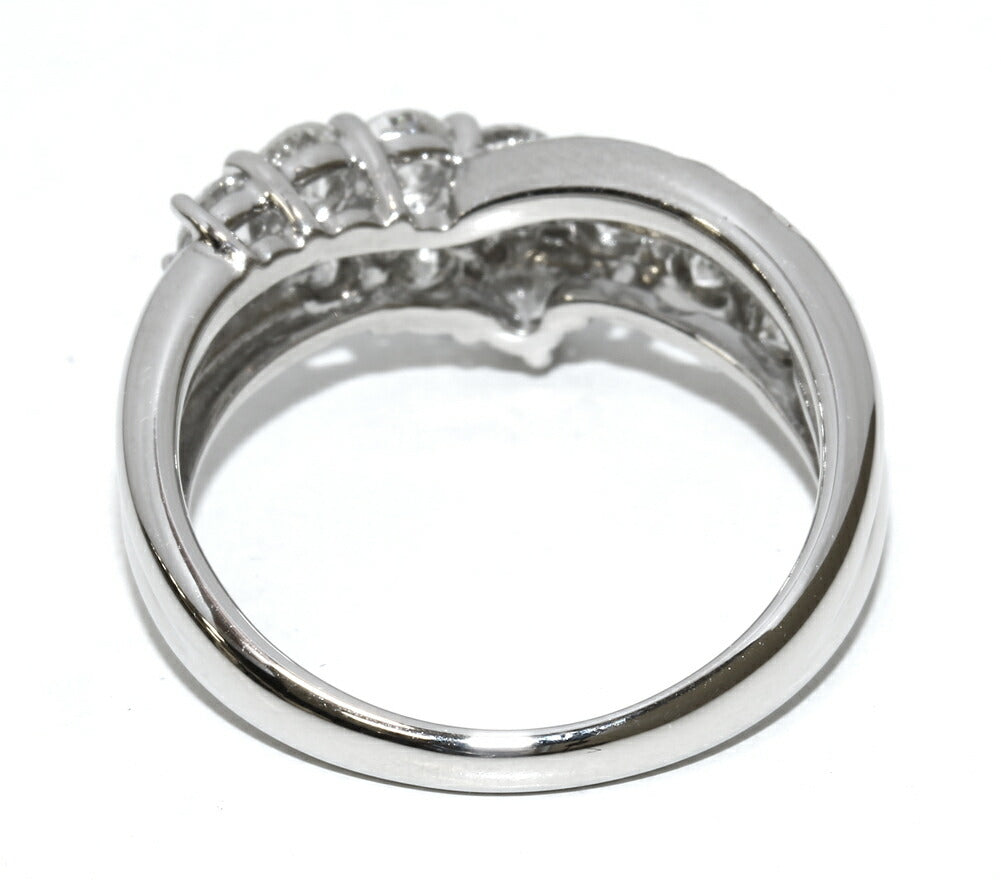 Pt900 Platinum Diamond Ring 1.051ct