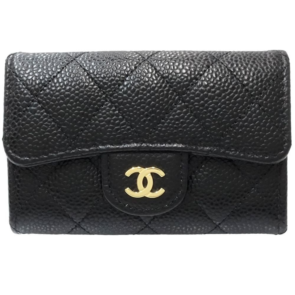 Chanel Caviar Skin Card Case A80799