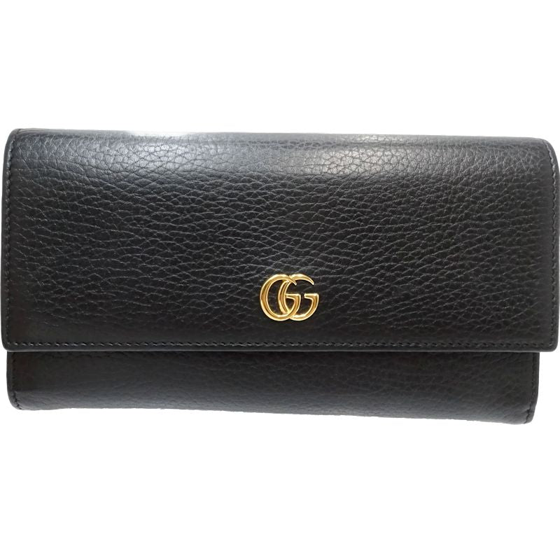 Gucci Leather Double G Continental Wallet