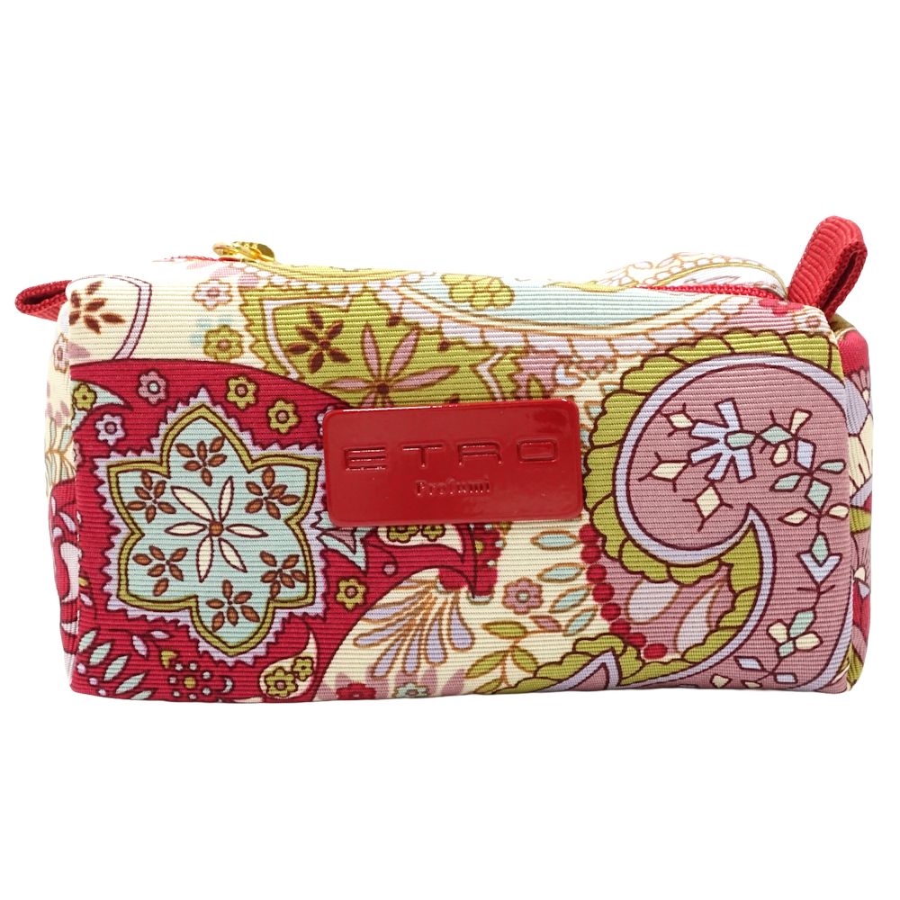 ETRO Paisley Canvas Pouch Multicolor