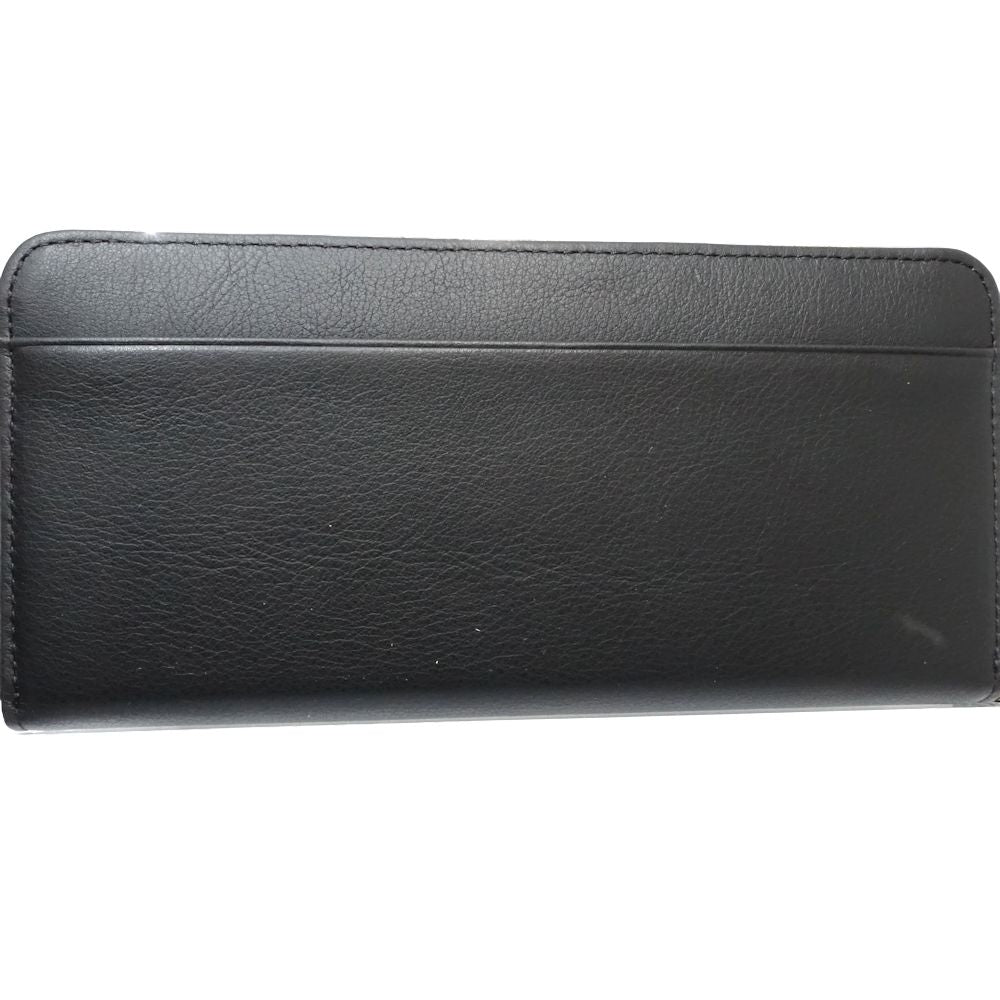 Lanvin Leather Long Wallet Round Zipper